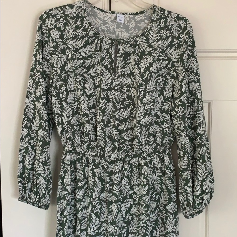 Old Navy Floral Dress green